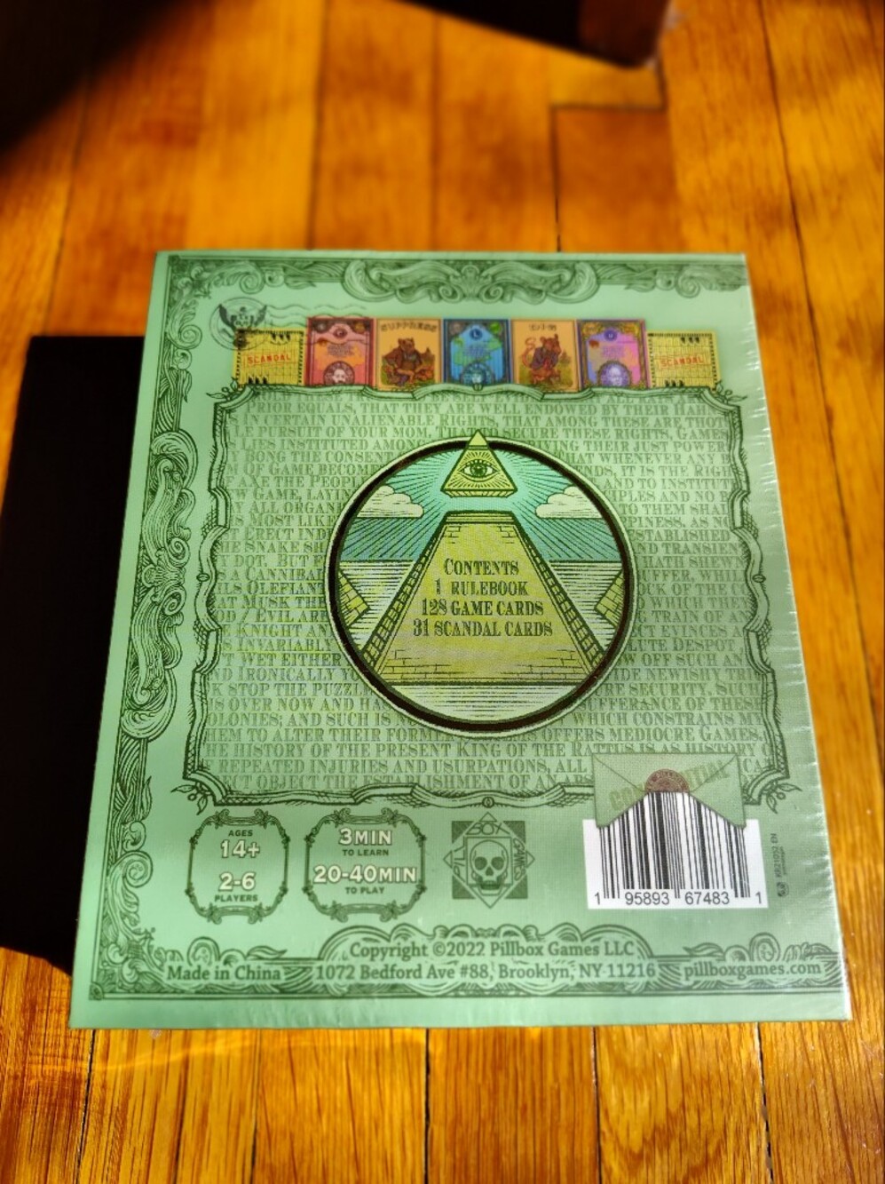 Mud: Kickstarter Political Strategy Funny Scandalous Card Game. Limited Edition.